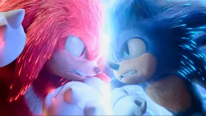 Sonic Versus Knuckles Showdown Wallpaper