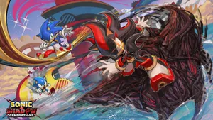 Sonic X Shadow Generations Battle Wallpaper