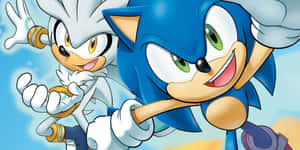 Sonicand Silver Dynamic Duo Wallpaper