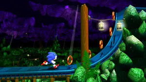 Sonicin Mystic Cave Zone Wallpaper