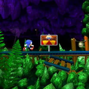 Sonicin Mystic Cave Zone Wallpaper