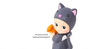 Sonny Angel Cat Costume Wallpaper