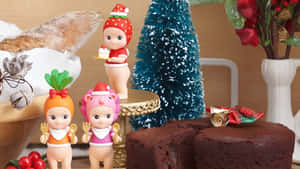 Sonny Angel Holiday Collectibles Wallpaper