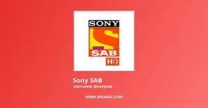 Sony Sab Logo On Red Wallpaper