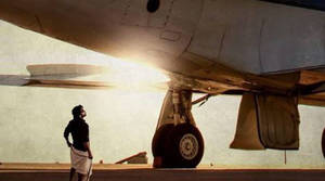 Soorarai Pottru Suriya Underneath Airplane Wallpaper