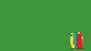 Soothing Green Minimalistic Abstract Wallpaper