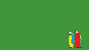 Soothing Green Minimalistic Abstract Wallpaper