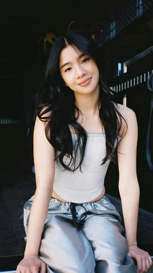 Sophia Katseye Casual Style Wallpaper