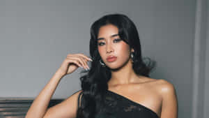 Sophia Katseye Elegant Portrait Wallpaper