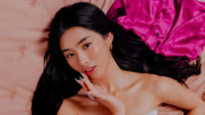 Sophia Katseye Elegant Portrait Wallpaper