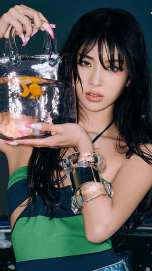 Sophia Katseye Fashion Statement Wallpaper