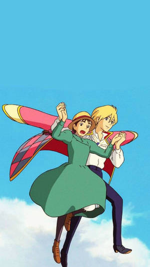 Sophie Howl Walking Howl's Moving Castle Wallpaper