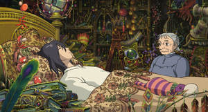 Sophie Nurses Howl Howl's Moving Castle Wallpaper