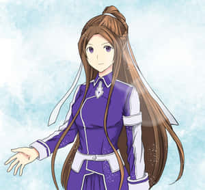 Sortiliena Serlut: The Elegant Swordswoman Wallpaper