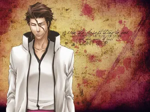 Sosuke Aizen Plots His Next Devious Plan Wallpaper