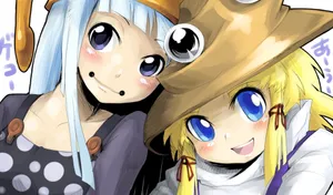 Soul Eater Erukaand Mizune Smiling Wallpaper