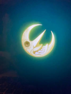 Soul Eater Moon In Dark Blue Wallpaper