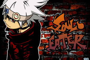 Soul Eater Soul Red Brick Background Wallpaper