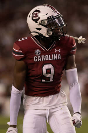 South Carolina Football Player Number9 Wallpaper