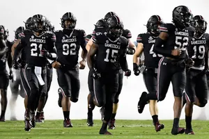 South Carolina Gamecocks Black Team Entrance Wallpaper