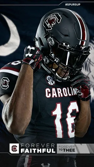 South Carolina Gamecocks Full Gear Player Wallpaper