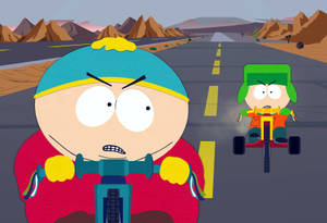 South Park Eric Cartman And Kyle Broflovski Wallpaper