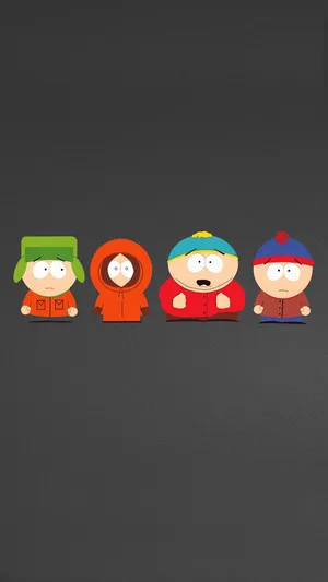 South Park Kyle Broflovski With Other Kids Wallpaper