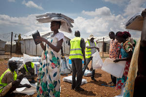 South Sudan Distribution Women Clouds Wallpaper