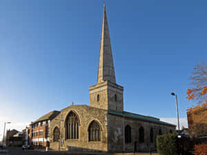 Southampton Stone Church Spire Wallpaper