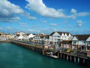 Southampton Waterfront Pier U K Wallpaper