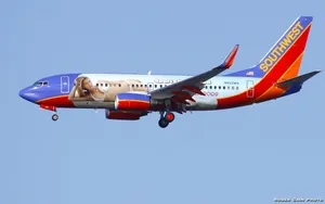 Southwest Airlines Aircraft In Midair Wallpaper
