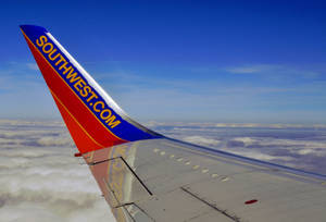 Southwest Airlines Airplane Wing Wallpaper