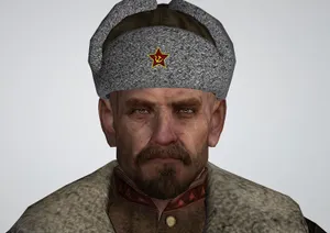 Soviet Officer Portrait Wallpaper