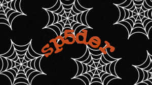 Sp5der Logo With Webs Wallpaper