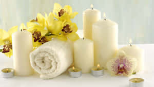 Spa Relaxation Elements Wallpaper