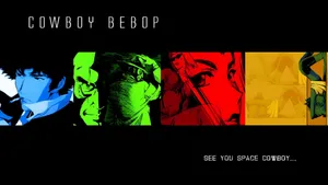 Space Cowboy Bebop Characters Wallpaper