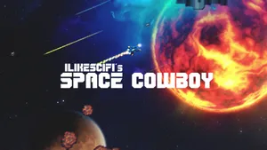 Space Cowboy Game Title Wallpaper