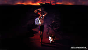 Space Cowboy Journey Wallpaper