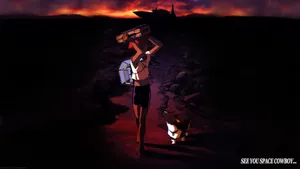 Space Cowboy Journey Wallpaper