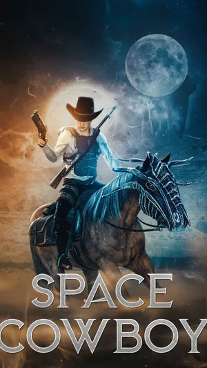 Space Cowboy Rider Wallpaper