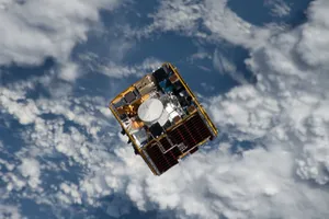 Space Debris Orbiting Earth In A Stunning Display Wallpaper