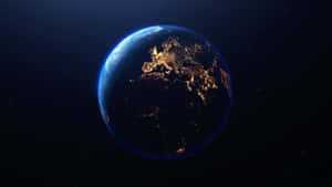 Space Debris Orbiting Earth Wallpaper