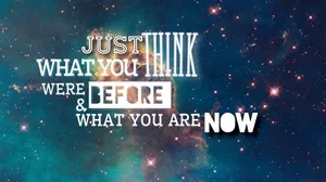 Space_ Inspiration_ Quote_ Background Wallpaper