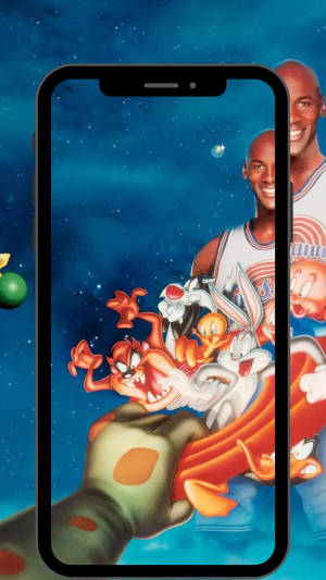 Space Jam 2 Phone Outline Wallpaper