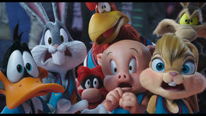 Space Jam Looney Tunes Characters Wallpaper