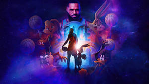 Space Jam Purple Galaxy Wallpaper