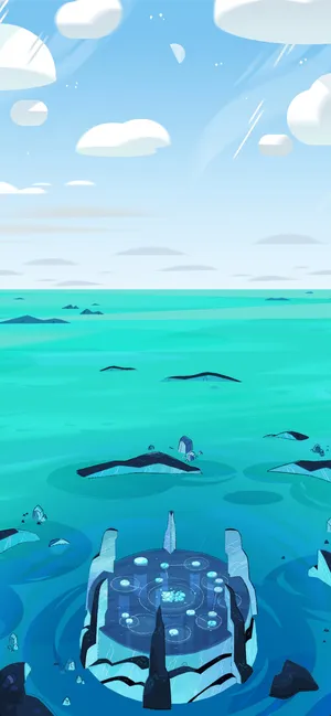 Space Race Episode Steven Universe Ipad Wallpaper