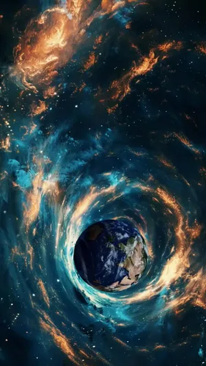 Space Twist Wallpaper