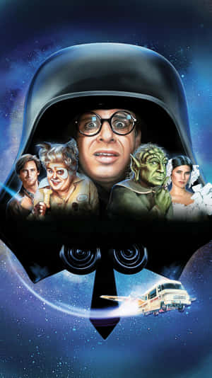 Spaceballs Dark Helmet Mobile Artwork Wallpaper