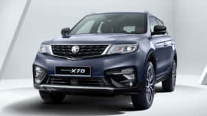 Spacious Proton X70 In Action Wallpaper